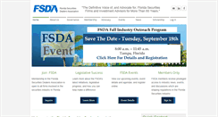 Desktop Screenshot of floridasecurities.com
