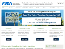 Tablet Screenshot of floridasecurities.com